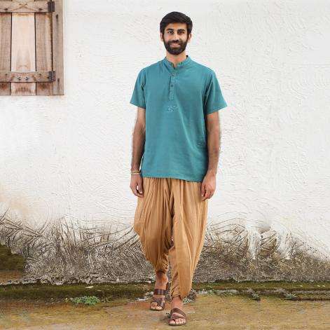 The Panchkachham Drape by Isha Life Repost by ishasavetheweave  Instagram Read the caption below Panchkachham is a dhoti style worn by  men The  By Isha Life  Facebook