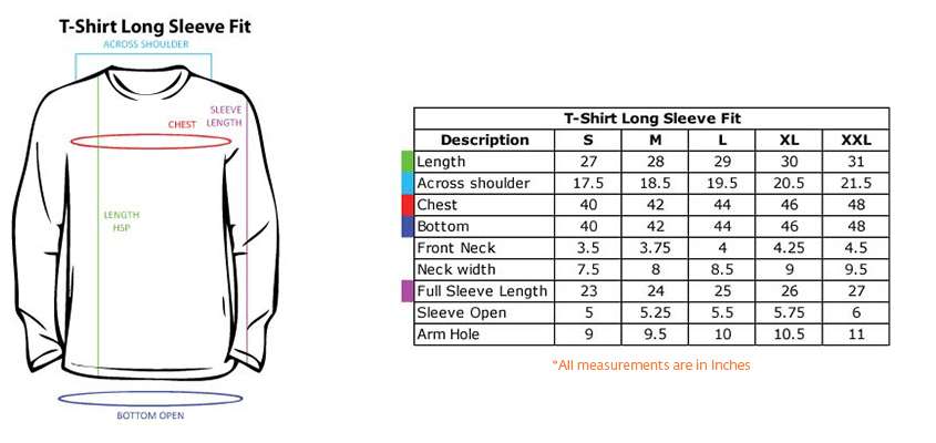 42 cm shirt size